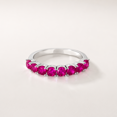 Anel Riviera Rosé Magnifique – Linha Alta Joalheria