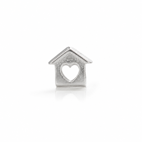 Berloque Casinha do Amor em Prata 925